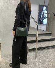 Okify Balenciaga Mini Rodeo Bag In Dark Green 22x10x8.3cm - 2