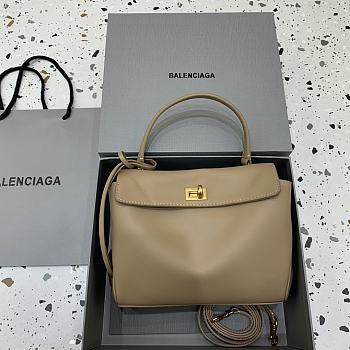 Okify Balenciaga Mini Rodeo Bag In Beige 22x10x8.3cm