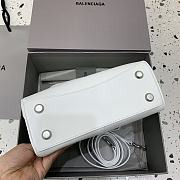 Okify Balenciaga Mini Rodeo Bag In White 22x10x8.3cm - 5