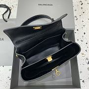 Okify Balenciaga Mini Rodeo Bag In Black Crocodile 22x10x8.3cm - 6