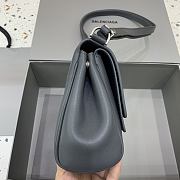 Okify Balenciaga Bel Air Flap Bag XS In Gray 23x5.5x18cm - 4