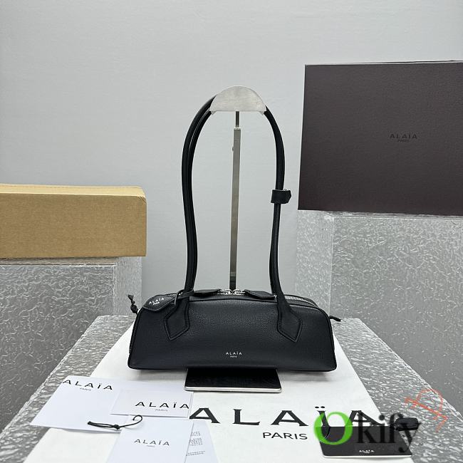 Okify Alaia Le Teckel Bag In Black 27x8x9cm - 1