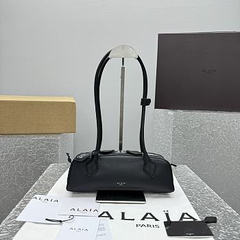 Okify Alaia Le Teckel Bag In Black 27x8x9cm
