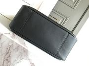 Okify YSL LE 5 À 7 Large Supple In Black Grained Leather 30x31x13cm - 2