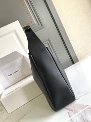 Okify YSL LE 5 À 7 Large Supple In Black Grained Leather 30x31x13cm - 5