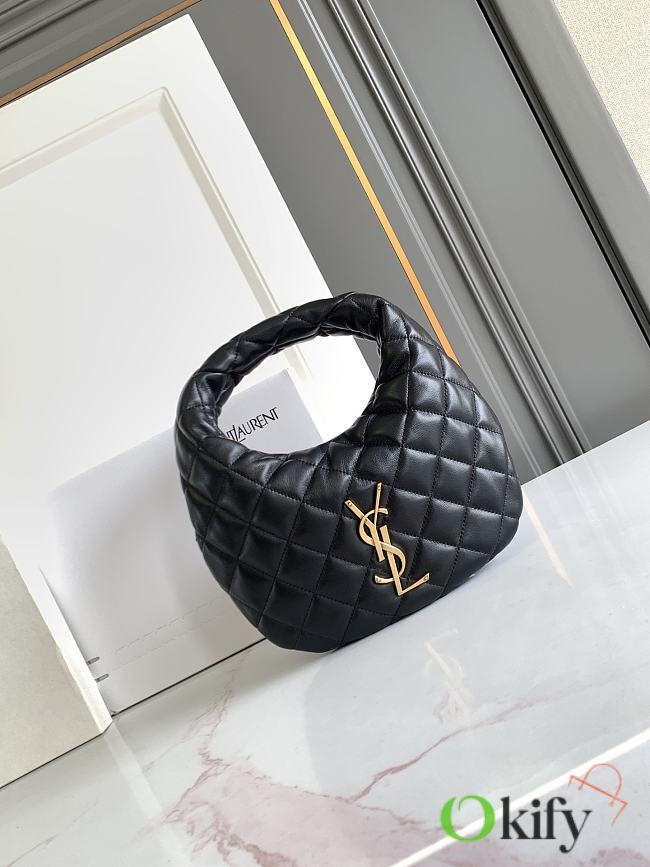 Okify YSL Icarino In Quilted Nappa Bag In Black 17x13x3cm  - 1