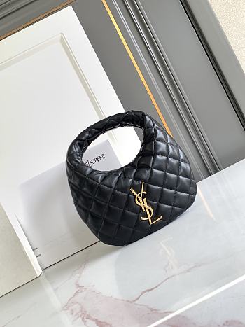 Okify YSL Icarino In Quilted Nappa Bag In Black 17x13x3cm 
