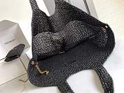 Okify YSL Icare Maxi Raffia Tote In Black 37/55x43x5cm - 5