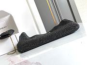 Okify YSL Icare Maxi Raffia Tote In Black 37/55x43x5cm - 2