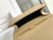 Okify YSL Kate Embossed Leather Bag In Beige 20x12.5x5cm - 5