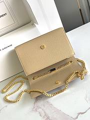 Okify YSL Kate Embossed Leather Bag In Beige 20x12.5x5cm - 2