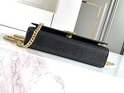 Okify YSL Kate Embossed Leather Bag In Black With Gold Hardware 20x12.5x5cm - 6
