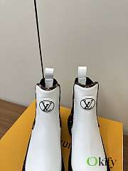 Okify Louis Vuitton Ruby Flat Boots In White 1AB0G2  - 2