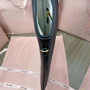 Okify MiuMiu Ivy Leather Patch Bag In Black 35x40cm - 6