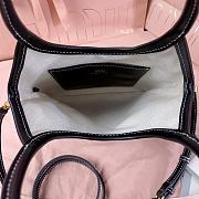 Okify MiuMiu Ivy Mini Leather Handbag In Black 20x24cm  - 4