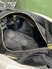 Okify Prada Explore Large Re-Nylon And Leather Bag In Black 1BC264 32x22x11.5cm - 2