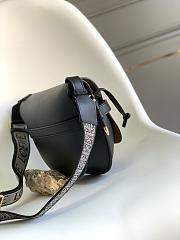Okify Loewe Gate Bag In Black 20x19x11.5cm - 5