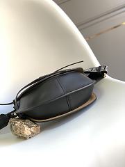 Okify Loewe Gate Bag In Black 20x19x11.5cm - 3