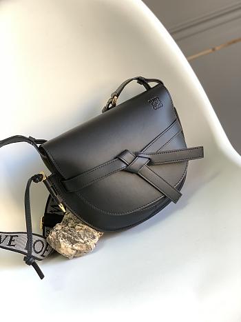 Okify Loewe Gate Bag In Black 20x19x11.5cm