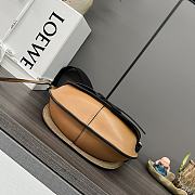 Okify Loewe Gate Bag In Black And Brown 20x19x11.5cm - 3