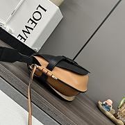 Okify Loewe Gate Bag In Black And Brown 20x19x11.5cm - 2