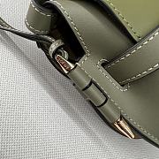 Okify Loewe Gate Bag In Green 20x19x11.5cm - 2
