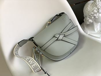Okify Loewe Gate Bag In Light Blue 20x19x11.5cm