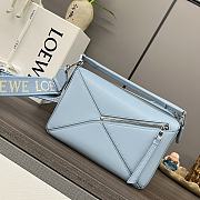 Okify Loewe Puzzle Edge Bag In Light Blue 24x10.5x16cm - 3