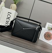 Okify Loewe Puzzle Edge Bag In Black 24x10.5x16cm - 5