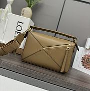 Okify Loewe Puzzle Edge Bag In Full Light Brown 24x10.5x16cm - 6