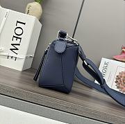 Okify Loewe Puzzle Edge Bag In Dark Blue 24x10.5x16cm - 5