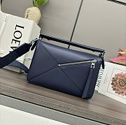 Okify Loewe Puzzle Edge Bag In Dark Blue 24x10.5x16cm - 4