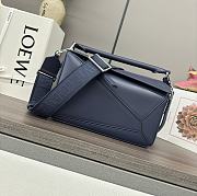 Okify Loewe Puzzle Edge Bag In Dark Blue 24x10.5x16cm - 1