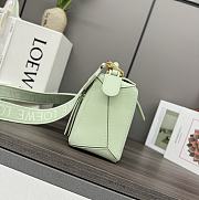 Okify Loewe Puzzle Edge Bag In Light Green 24x10.5x16cm - 2