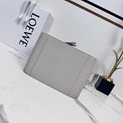 Okify Loewe Compact Hammock Bag In Light Gray 20x19x14cm - 5