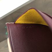 Okify Goyard Saint Sulpice Card Holder In Dark Red 11.5x7.5cm - 3