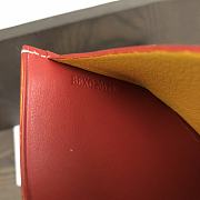 Okify Goyard Saint Sulpice Card Holder In Red 11.5x7.5cm - 5