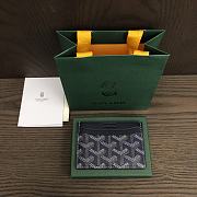 Okify Goyard Saint Sulpice Card Holder In Dark Blue 11.5x7.5cm - 3