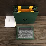 Okify Goyard Saint Sulpice Card Holder In Gray 11.5x7.5cm - 1
