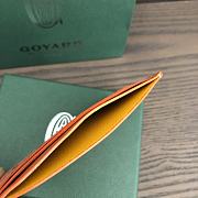Okify Goyard Saint Sulpice Card Holder In Orange 11.5x7.5cm - 5