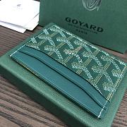 Okify Goyard Saint Sulpice Card Holder In Green 11.5x7.5cm - 3