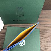 Okify Goyard Saint Sulpice Card Holder In Blue 11.5x7.5cm - 6