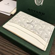 Okify Goyard Saint Sulpice Card Holder In White 11.5x7.5cm - 4