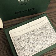 Okify Goyard Saint Sulpice Card Holder In White 11.5x7.5cm - 3
