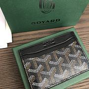 Okify Goyard Saint Sulpice Card Holder In Black 11.5x7.5cm - 4
