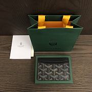 Okify Goyard Saint Sulpice Card Holder In Black 11.5x7.5cm - 2