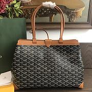 Okify Goyard Bellechasse Biaude PM Bag In Black And Brown 36x26x13cm - 5