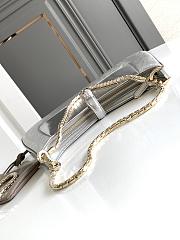 Okify Bvlgari Serpenti Baia Shoulder Bag In Silver 27.5x18x4.5cm - 2