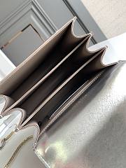 Okify Bvlgari Serpenti Forever Top Handle Bag In Silver 18x15x9.5cm - 2