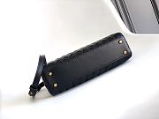 Okify Bvlgari Serpentine Duo Top Handle Bag In Matte Black 21.5x15x6cm - 4